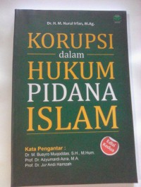 KORUPSI DALAM HUKUM PIDANA ISLAM