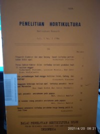 Penelitian Hortikultura Vol. 1  No.1