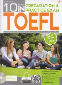 10 Exams in Preparation & Practice Test TOEFL