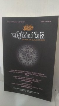 AL-JAMI'AH: Journal Of Islamic Studies: Volume 54 No. 1 2016/1437