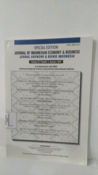 Jurnal Ekonomi & Bisnis Indonesia: Volume 25, Number 1, January 2010