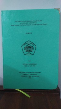 Strategi Pengembangan Labu Madu (Cucurbita Moschata): Studi Kasus di Vita Farm Nature in Good Hans Kota Kediri)