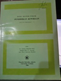 Buku Pokok Materi : PENDIDIKAN PANCASILA