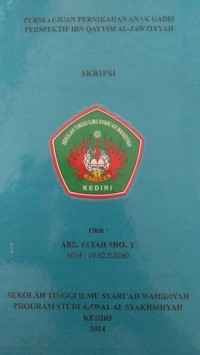 Persetujuan Pernikahan Anak Gadis Perspektif Ibn Qayyim Al-Jawziyyah