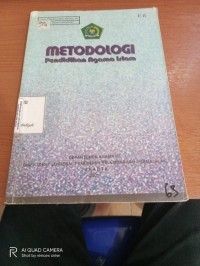Metodologi Pendidikan Agama Islam