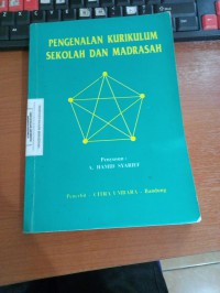 Pengenalan Kurikulum Sekolah Dan Madrasah