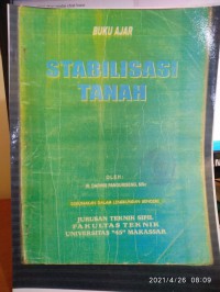 Buku Ajar : Stabilisasi Tanah