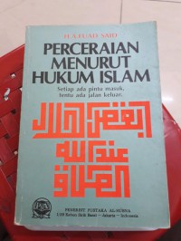 Perceraian Menurut Hukum Islam