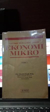 EKONOMI MIKRO ikhtisar Teori dan Soal Jawab