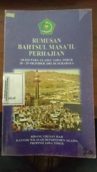 Rumusan Bahtsul Masa'il Perhajian