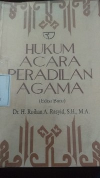 Hukum Acara Peradilan Agama