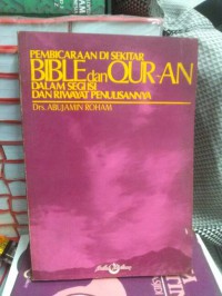 Pembicaraan di Sekitar Bibel dan Quran