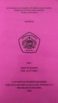 PENGEMBANGAN MODUL PEMBELAJARAN KIMIA BERBASIS INKUIRI PADA MATERI TEORI ASAM BASA