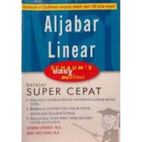 Schaum's Easy Outlines: Aljabar Linear