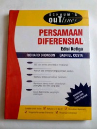 Schaum's Outlines: PERSAMAAN DIFERENSIAL: Edisi Ketiga