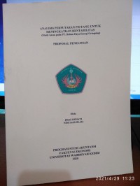 Proposal Penelitian : Analisis Perputaran Piutang Untuk Meningkatkan Rentabilitas