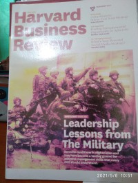 Harvard Business Review : Leadership Lessons From The Military