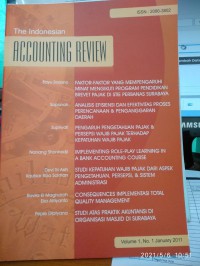 The Indonesian Accounting Revie, Volume 1, No. 1