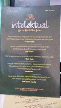 Intelektual : Jurnal Pendidikan Islam, Vol. 1 No. 2