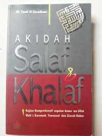 AKIDAH SALAF DAN KHALAF