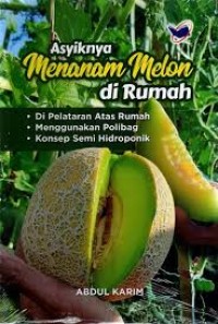 Asyiknya Menanam Melon di Rumah