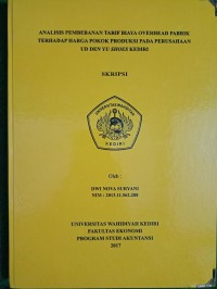 Analisis Pembebanan Tarif Biaya Overhead Pabrik Terhadap Harga Pokok Produksi