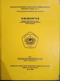 Analisis Penerapan Akuntansi Perkoperasian Menurut PSAK. No. 27