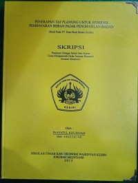 Penerapan Tax Planning Untuk Efisiensi Pembayaran Beban Pajak Penghasilan Badan