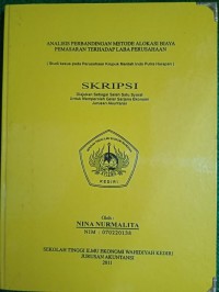 Analisis Perbandingan Metode Alokasi Biaya Pemasaran Terhadap Laba Perusahaan