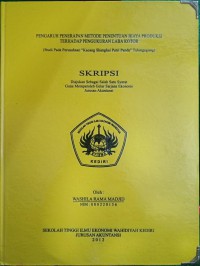 Pengaruh Penerapan Metode Penentuan Biaya Produksi Terhadap Pengukuran Laba Kotor