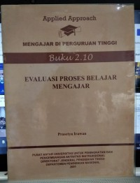 Evaluasi Proses Belajar Mengajar Buku 2.10