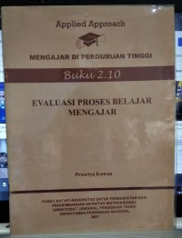 Evaluasi Proses Belajar Mengajar Buku 2.10