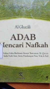 Adab Mencari Nafkah